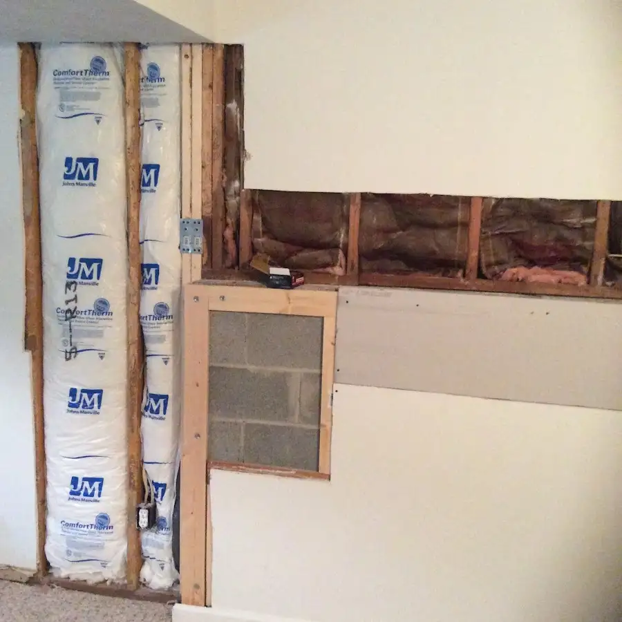 Wall insulation replacement during Odor Removal & Deodorization in Temple Hills